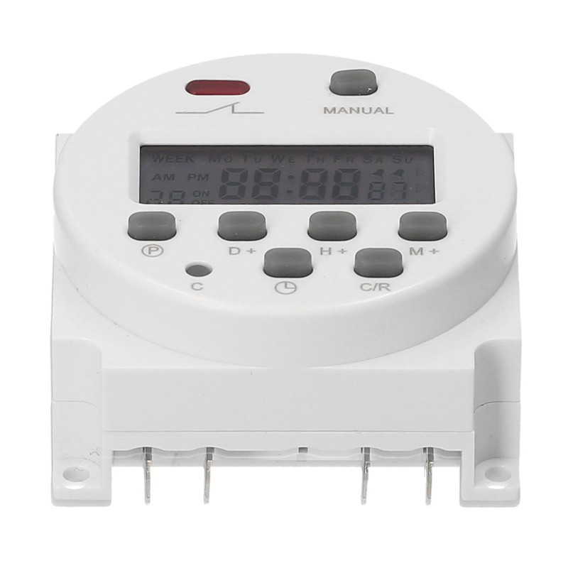 Weekly Programmable Digital Timer Switch Panel Mounted Electrical Timer 16