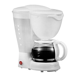 Kitchen Elite 5-Cup Automatic Drip Coffee Maker, White, Pause-n-Pour