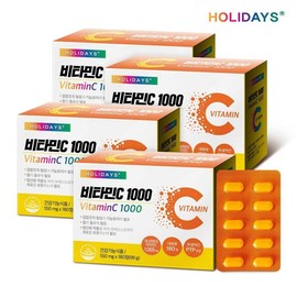 Holidays Vitamin C 1000 4 boxes 720 tablets / 홀리데이즈 비타민C 1000 4박스 720정