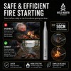 Wild North Goods Fire Starter Kit - Ferro Rod, Striker,