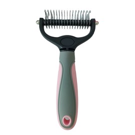 Lovelegis Brush for Dogs and Cats Hair Removal - Comb - Roller - Node Trimmers - Professional Grooming - Combing - Excess Hair - Dead Hair - Medium - Long - Short - Pink