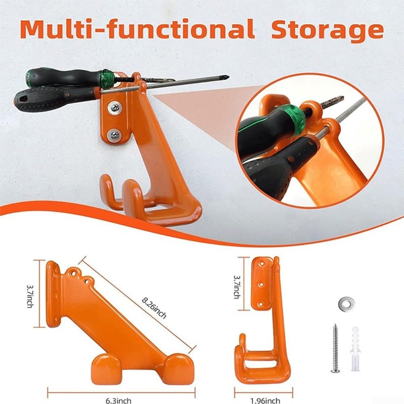 Wall Mount Garage Storage Hook,Heavy Duty Chainsaw Hook,Wall Mount Chainsaw
