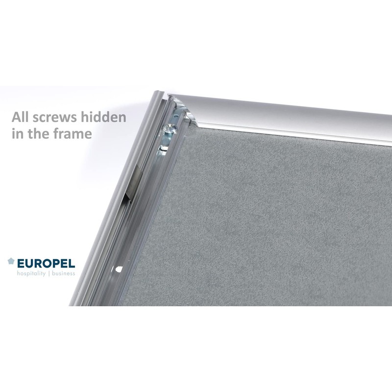 Europel Lightweight Folding Frame DIN A3, Colour Blue, Easy-Click System,