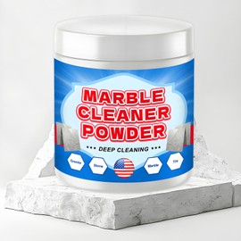 Eyaeyao Granite Countertop Cleaner Powder, Marble Cleaner Powder, Marble Polishing Powders, Watermarks Remover, Stain Remover For Granite, Stone, Quartz (4 Ounces)