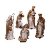 Kurt S. Adler Kurt Adler 13-Inch Glittered, 6-Piece Nativity Set,