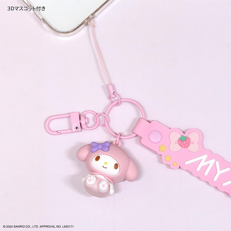 Gourmandies SANG-430MM Sanrio Characters 3D Mascot, Hand Strap, My Melody