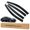 LETINGFAR Window Visors Rain Guards for Infiniti G35 & G37