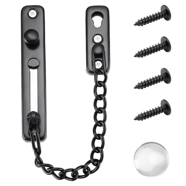 Safety Door Chain Heavy Duty Latch, Door Security Chain with