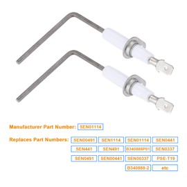 4pcs SEN01114 Furnace Flame Sensors, Stainless Flame Sensor Rods Replacement for Trane and American Standard Furnace
