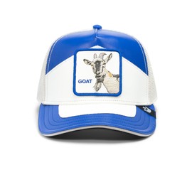 Goorin Bros. Moto Collection Trucker Hat, Blue (Moto Goat), One Size