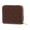 GUESS Giully SLG Small Zip Around Wallet Burgundy, burgundy, Modern