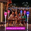 Bubble Machine with Light Vertical Bubble Maker for Birthday Outdoor