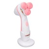 Electric Facial Cleansing Brush 3 Head Massage Facial Exfoliating Silicone