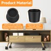 LYIYEYAN 6Pcs Bed Risers, Nonslip Round Furniture Risers, Stable Bed