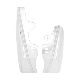 HDBUBALUS Motorcycle ABS Mid-Frame Air Deflector Air Heat Deflectors Side Wings Air Deflector Heat Shield Air Deflector Trim Fit For Harley Touring 2001-2008 Chrome