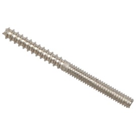 Hillman 44945 1/4-20 x 2-Inch Stainless Steel Hanger Bolts, 15-Pack