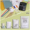 Haiabei 20 Pcs Mesh Zipper Documents Bags Waterproof Plastic Pencil