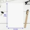 Half Letter Size Paper, 5.5"x8.5, 100gsm, White, 100 Sheets