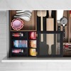 Relaxdays Tea Box, 9 Compartments, Tea Bag Storage, MDF, Acrylic,