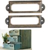 Metal Drawer Holder, 20 Pieces Drawer Brand Students, DIY Retro