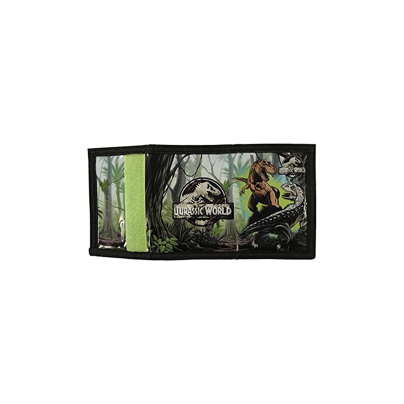 Scificollector Jurassic World Card and Coin Tri-Fold Plastic Wipe Clean
