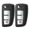 2X New Replacement Key Fob Remote Compatible with & Fit