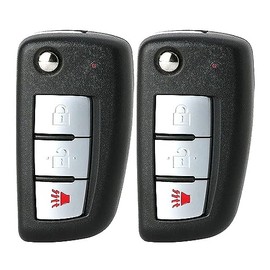 2X New Replacement Key Fob Remote Compatible with & Fit for 2014-2020 Nissan Rogue - MPN CWTWB1G767-01