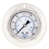 PIC Gauges 204L-404F Front Flanged Panel Mount Glycerine Filled Pressure