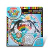 Melissa & Doug Stained Glass Made Easy Craft Kit: Dolphins