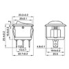 MC POWER Rocker Switch 3-Pin Red Rocker (Illuminated), 250 V/6.5