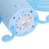 Electric Bubble Machine Automatic Multi Holes Butterfly Shape Portable Lightweight
