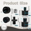 Pack of 6 Tripod Adapters 1/4 to 3/8 Inch Thread