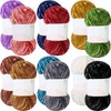 Xinnun 12 Skeins 1116 Yards Chenille Yarn 6mm Soft Thick