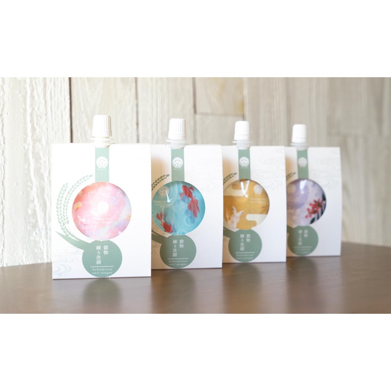 Ice Cream: Grains kneaded face wash