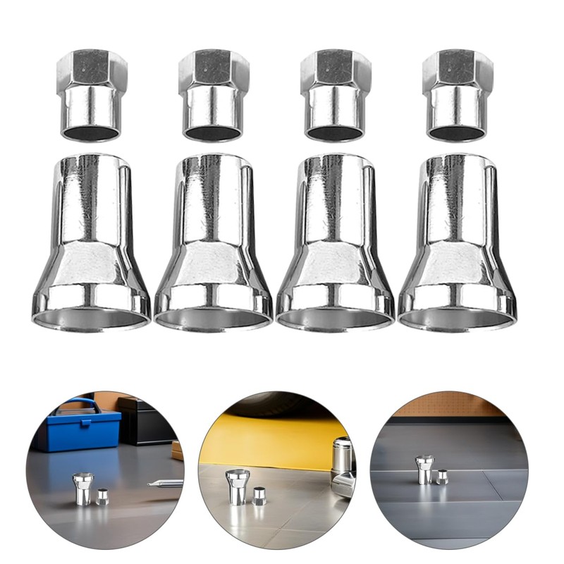 Mobestech Set of 8 tr413ac Decorative Caps Tire Valve Sleeve