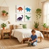 Popuwall Dinosaur Wall Art for Boys Kids Nursery Room Decor,