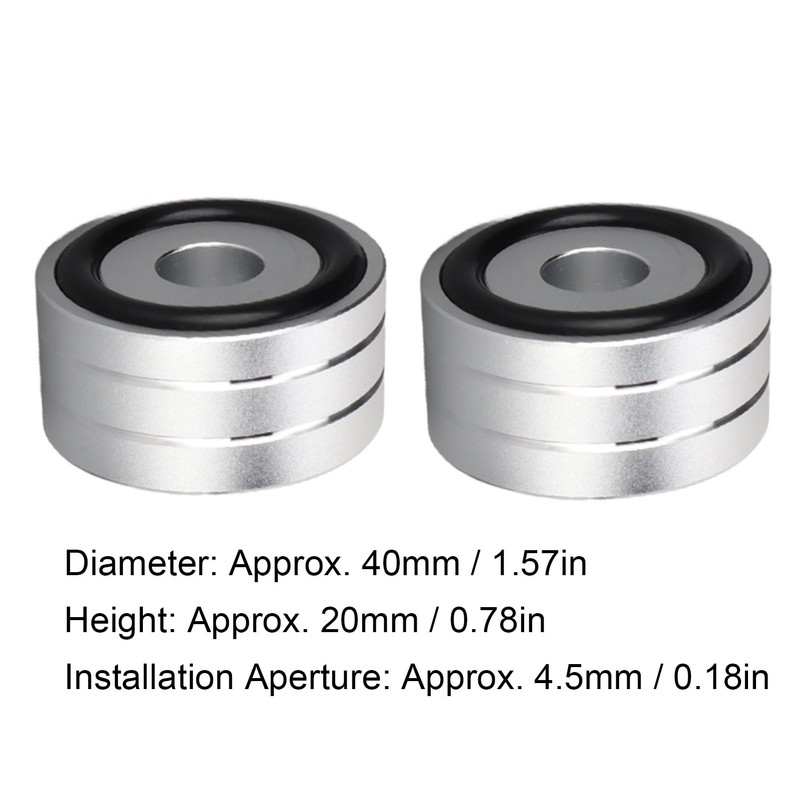 4pcs SP4010 Speaker Isolation Spike Stand Foot 40x20mm / 1.57x0.78in