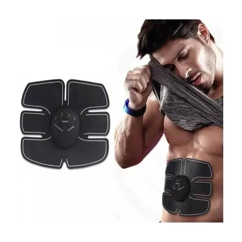 Cinturón Electroestimulador Abdominal EMS – Tonificación Muscular para Abdomen, Reusable