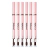 Lilybyred Hard Flat Eyebrow Auto Pencil 0.17g, 04 Dark Brown, 6 Pieces / 릴리바이레드 하드 플랫 아이브로우 오토펜슬 0.17g, 04 다크 브라운, 6개