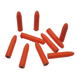 30 Carbine Plastic Snap caps - Dummy Training Rounds - Set of 10 (Orange)