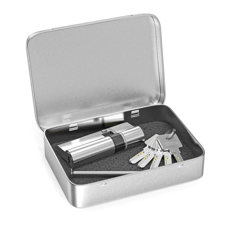 MANICAF Profile Cylinder 25/45, Locking Cylinder, Euro Cylinder Lock, Locking