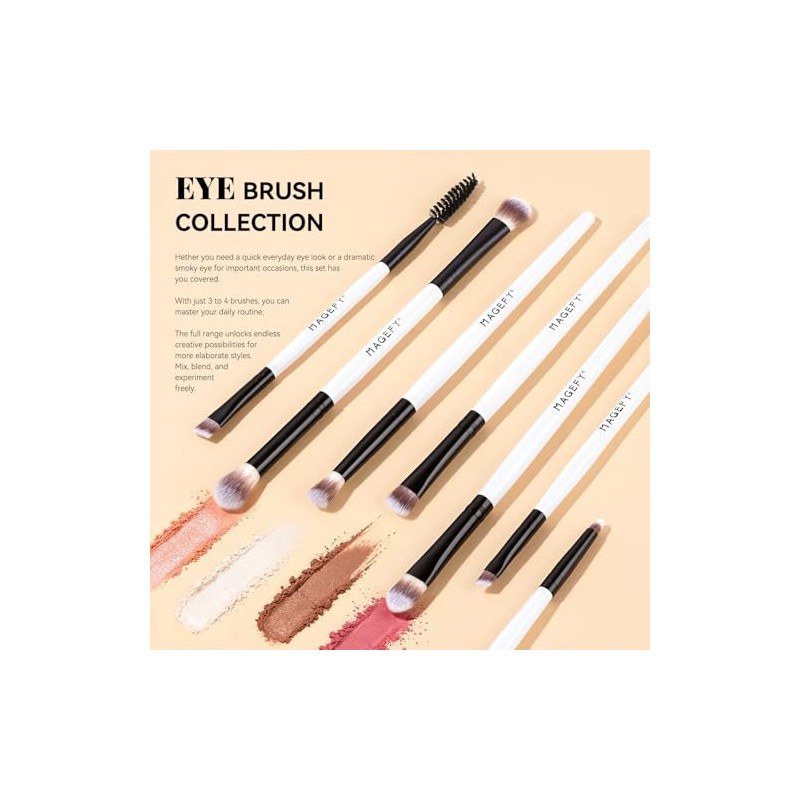 10 Piezas Brochas para Maquillaje Profesional, Brochas de Maquillaje de