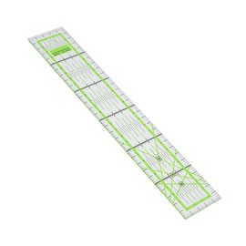 Omabeta Sewing Ruler, 30cm/11.81in, Clear, Transparent Plastic, Classic Style, Single Layer