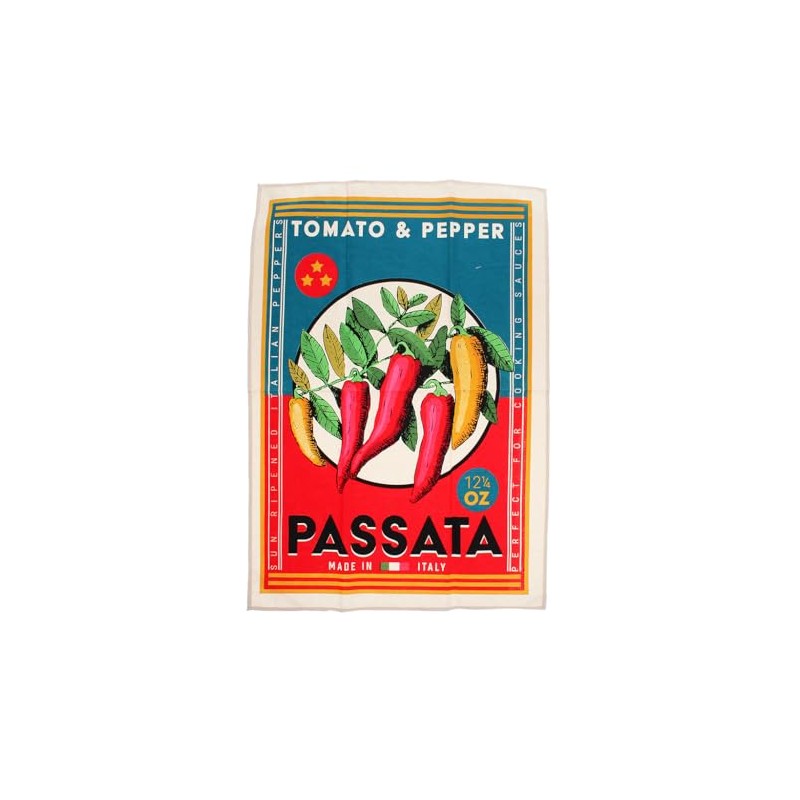 Tea Towel Vintage Passata 50 x 70 cm Cotton Pepper