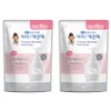 iClean Premium Moisture Hand Wash Pure Rose Refill, 400ml, 2 units / 아이깨끗해 프리미엄 모이스처 핸드워시 퓨어로즈 리필, 400ml, 2개