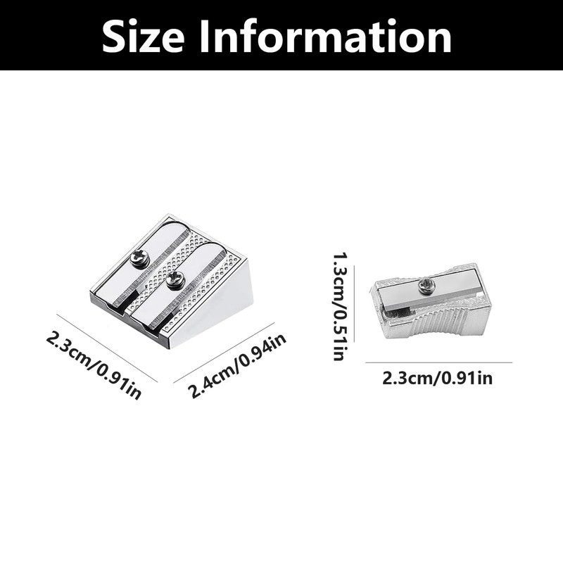 12 PCS Metal Pencil Sharpener, Sharpner, Sharpeners, for School Penci,