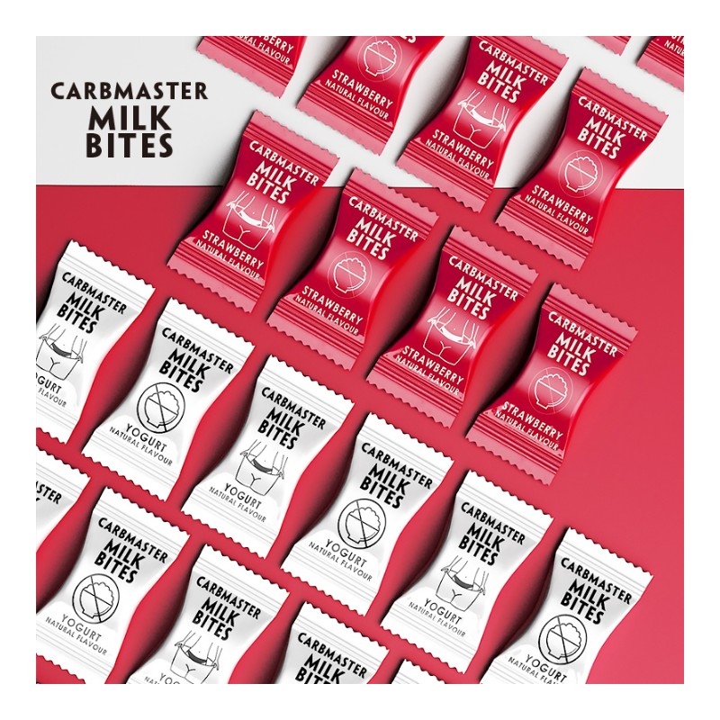 Bio-E CarbMaster Milk Bites Yogurt Natural Flavour 60 Sachets 120g