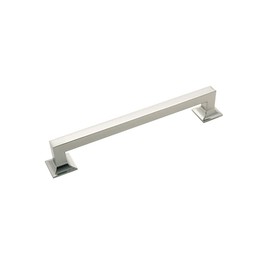 Hickory Hardware Studio Collection Pull 7-9/16 Inch (192mm) Center to Center Polished Nickel Finish