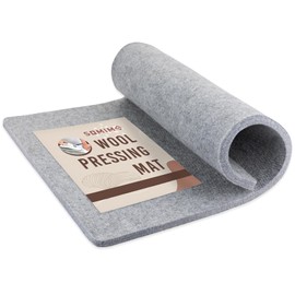 Somime 24x36" Wool Pressing Mat, 100% New Zealand Wool Ironing Mat, Felted Wool Ironing Board for Sewing, Quilting, DIY Crafts, and Embroidery
