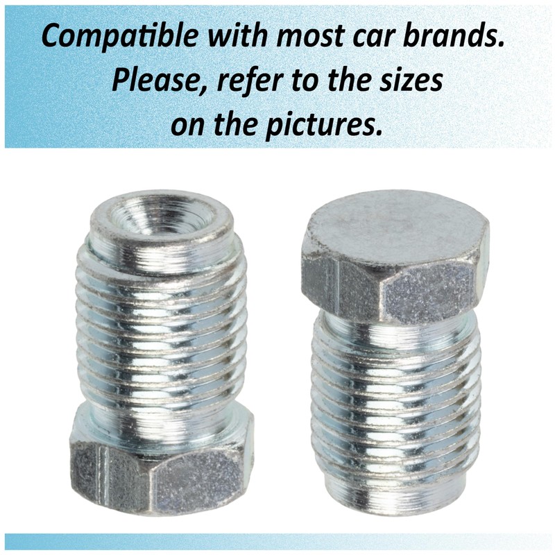 AERZETIX - C74379 - Set of 2 Outer Caps M10x1